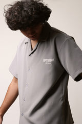 Slate Grey Bowling Shirt