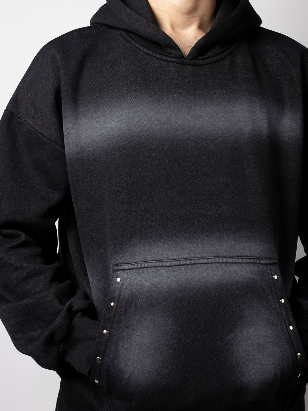 Black Static Hoodie