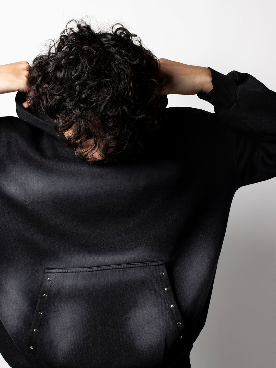 Black Static Hoodie