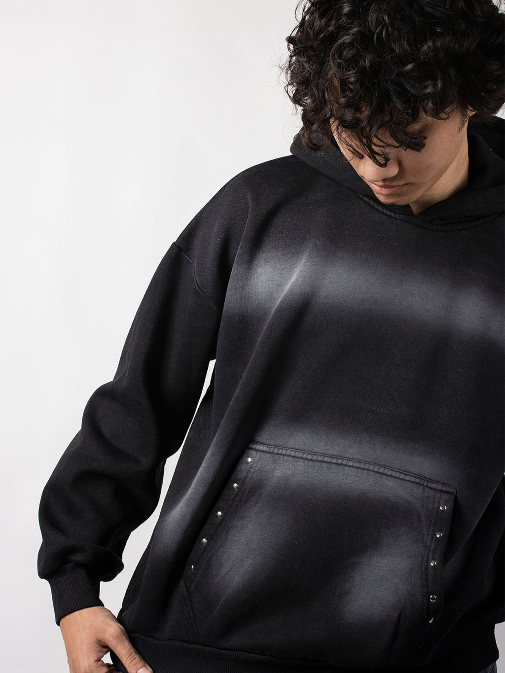 Black Static Hoodie