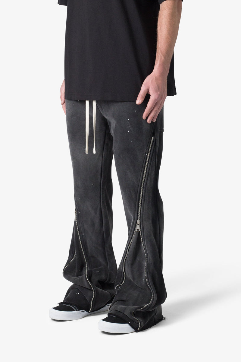 Zipper Flare Sweatpants