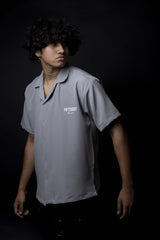 Slate Grey Bowling Shirt